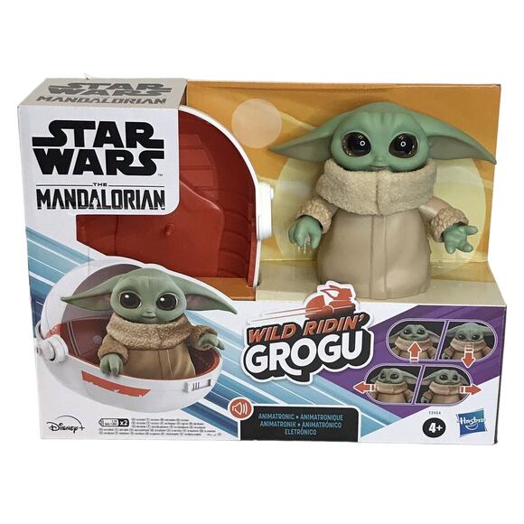 Disney Star Wars Mandalorian - Wild Ridin' Grogu Interactive Animatronic NIB - Picture 1 of 9